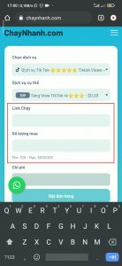 Dán Link Video Và Nhập Số Lượng View Muốn Tăng