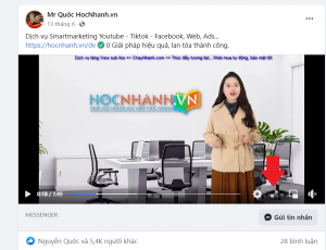 Chọn Video Bạn Muốn Lấy Id Và Mở Toàn Màn Hình