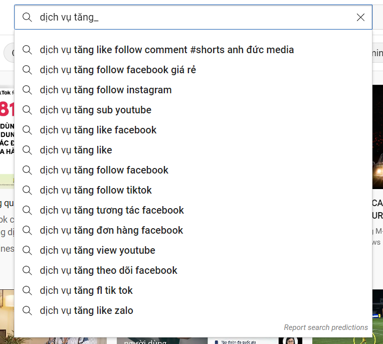 Tìm Kiếm Các Từ Khóa đề Xuất Từ Youtube