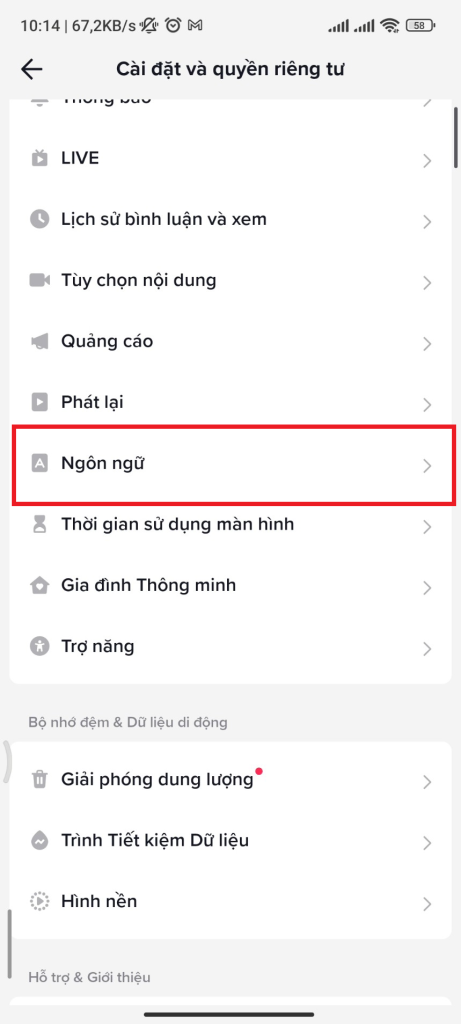 Đổi Lại Ngôn Ngữ Nếu Chưa Phải Là Tiếng Việt