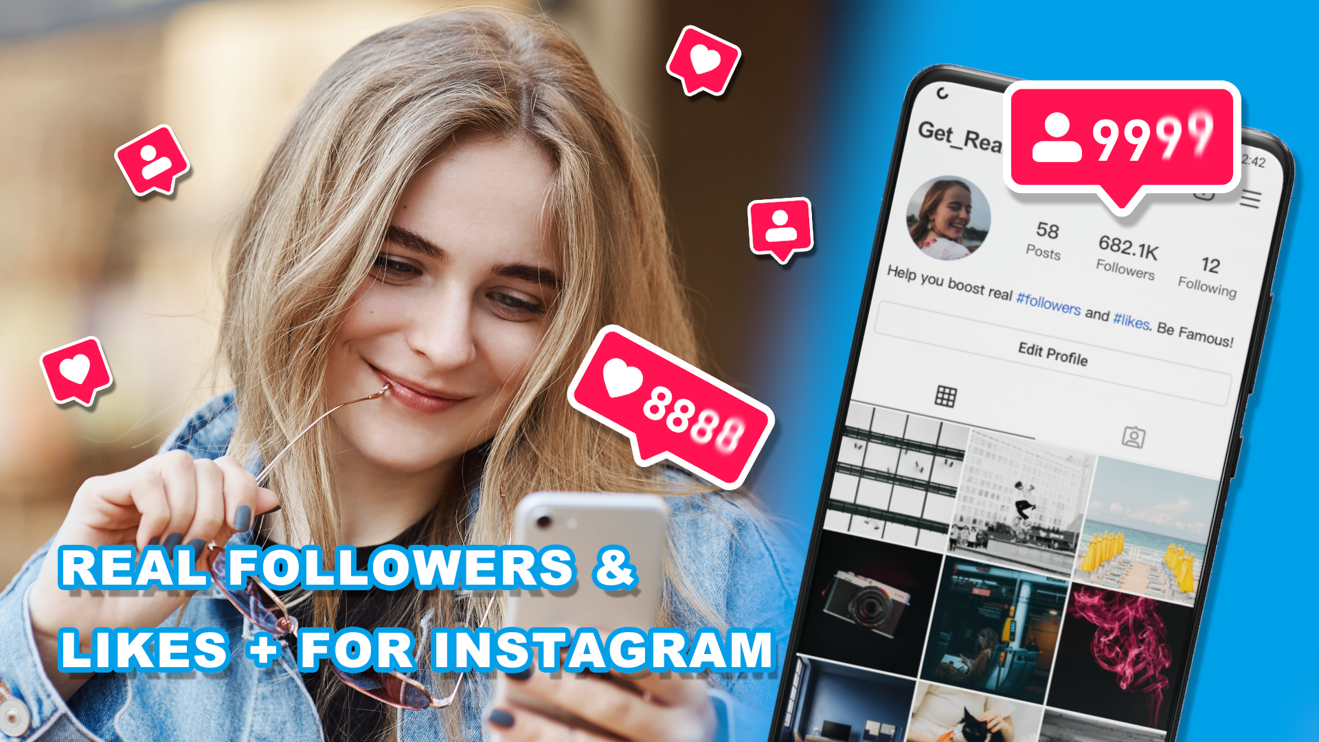 Tăng Follow Instagram Với App Insengage