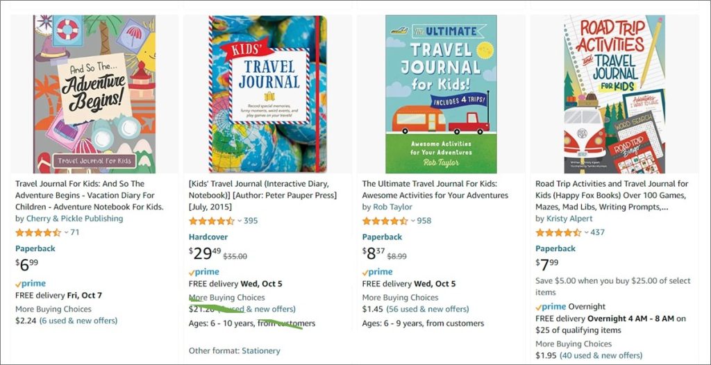 Bán Các Mẫu Thiết Kế Dạng Low Content Books Trên Amazon