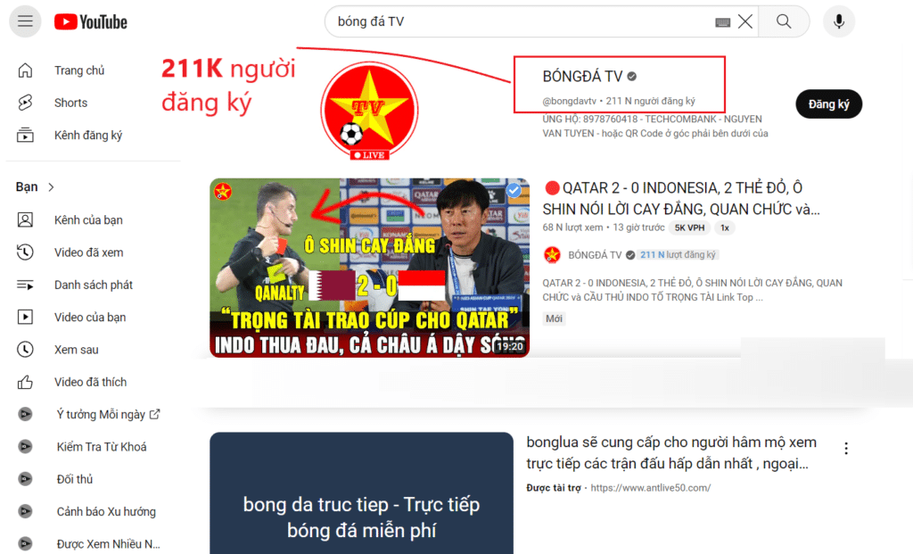 Không Nên đặt Tên Kênh Youtube Chung Chung