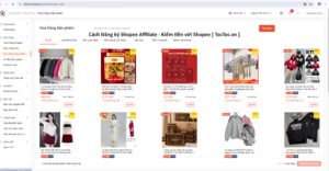 Cách đăng Ký Và Kiếm Tieennf Shopee Affiliate