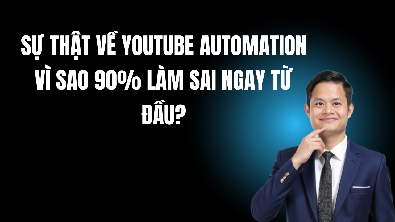 Sự Thật Về Youtube Automation Vì Sao 90% Làm Sai Ngay Từ Đầu