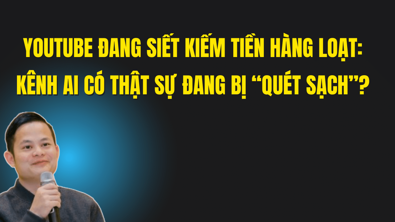 Youtube Đang Siết Kiếm Tiền Hàng Loạt